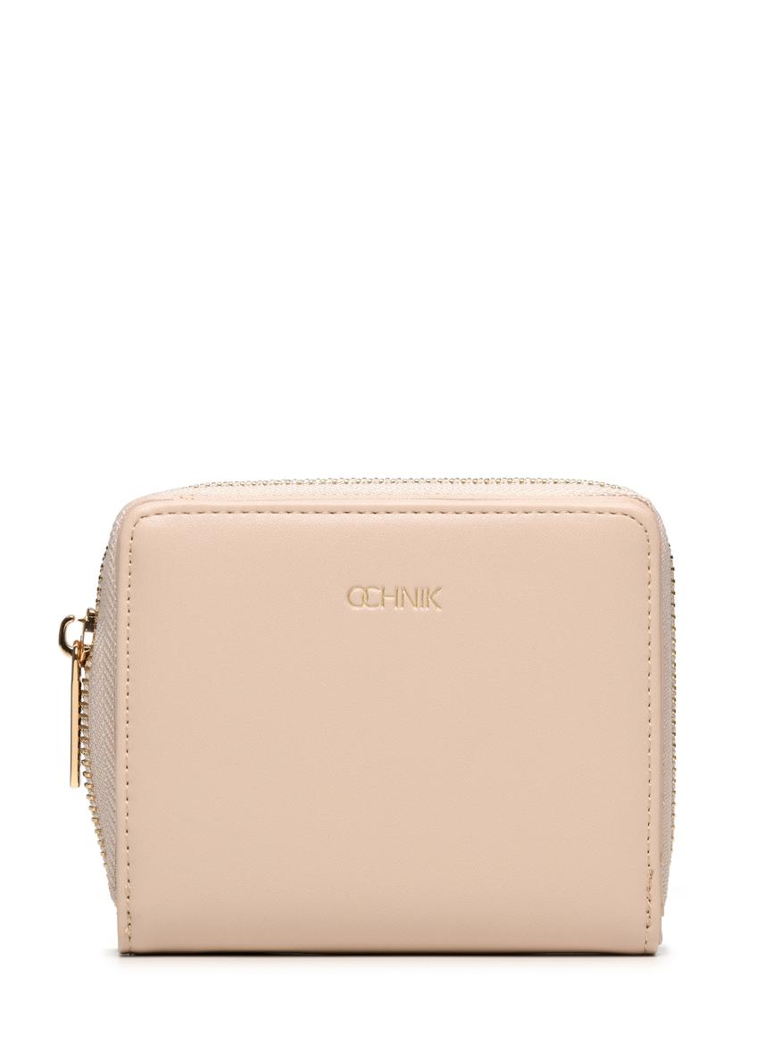 Beige small women's wallet POREC-0399A-81(Z25)