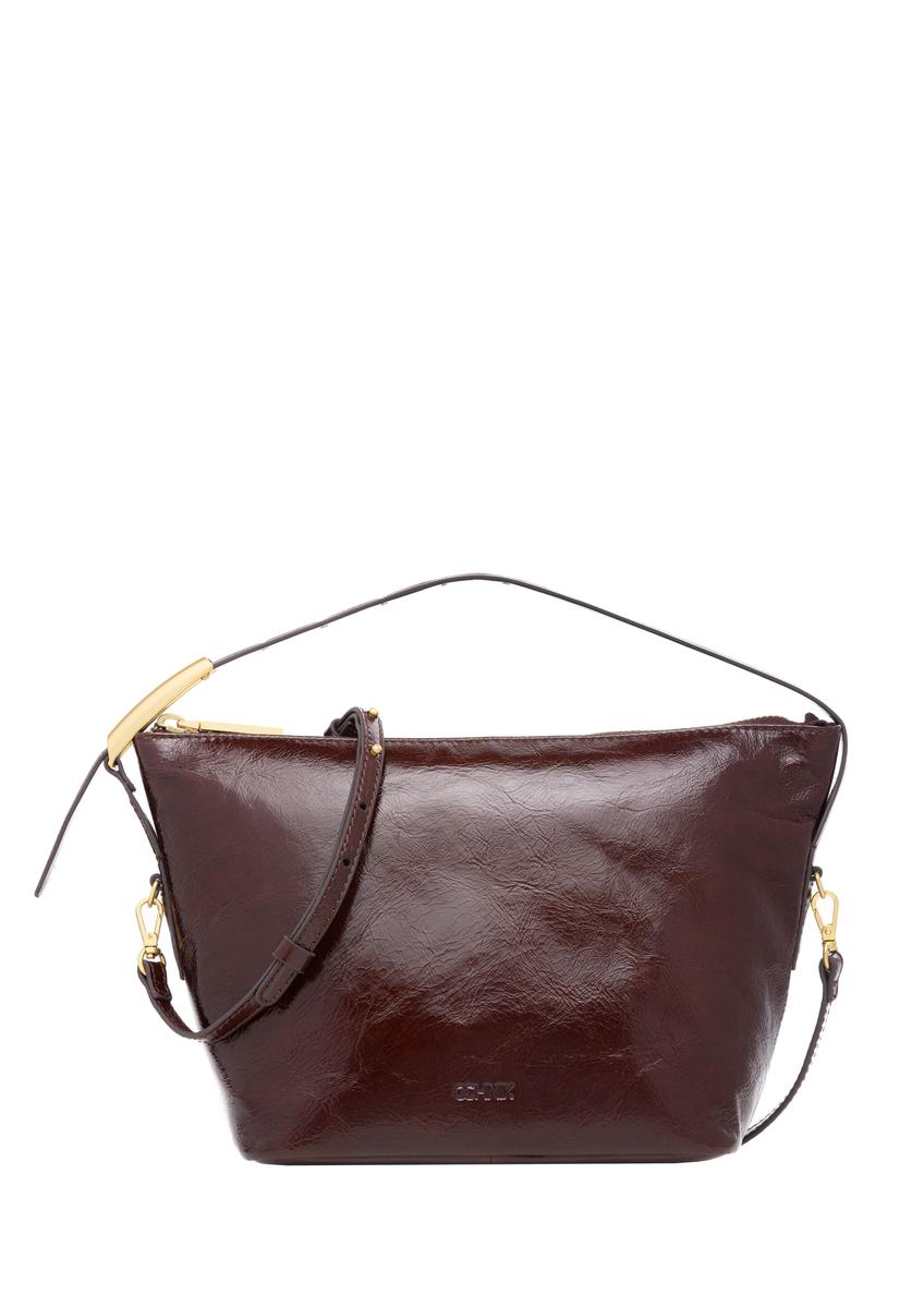 Burgundy leather women's handbag TORES-1391-4E(Z26)