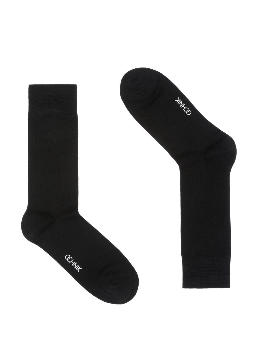 Long black men's socks SKAMT-0018A-99(Z24)-01