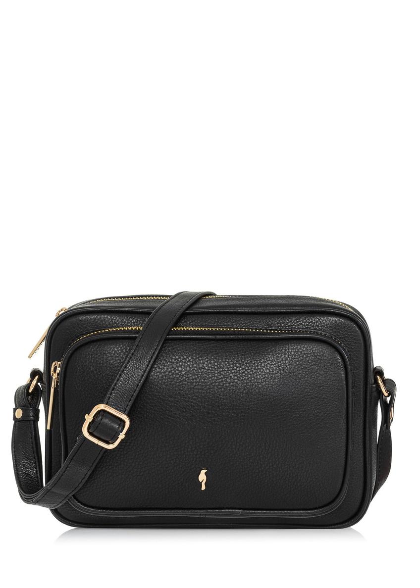 Black leather women's handbag TORES-1088-99(W25)-08