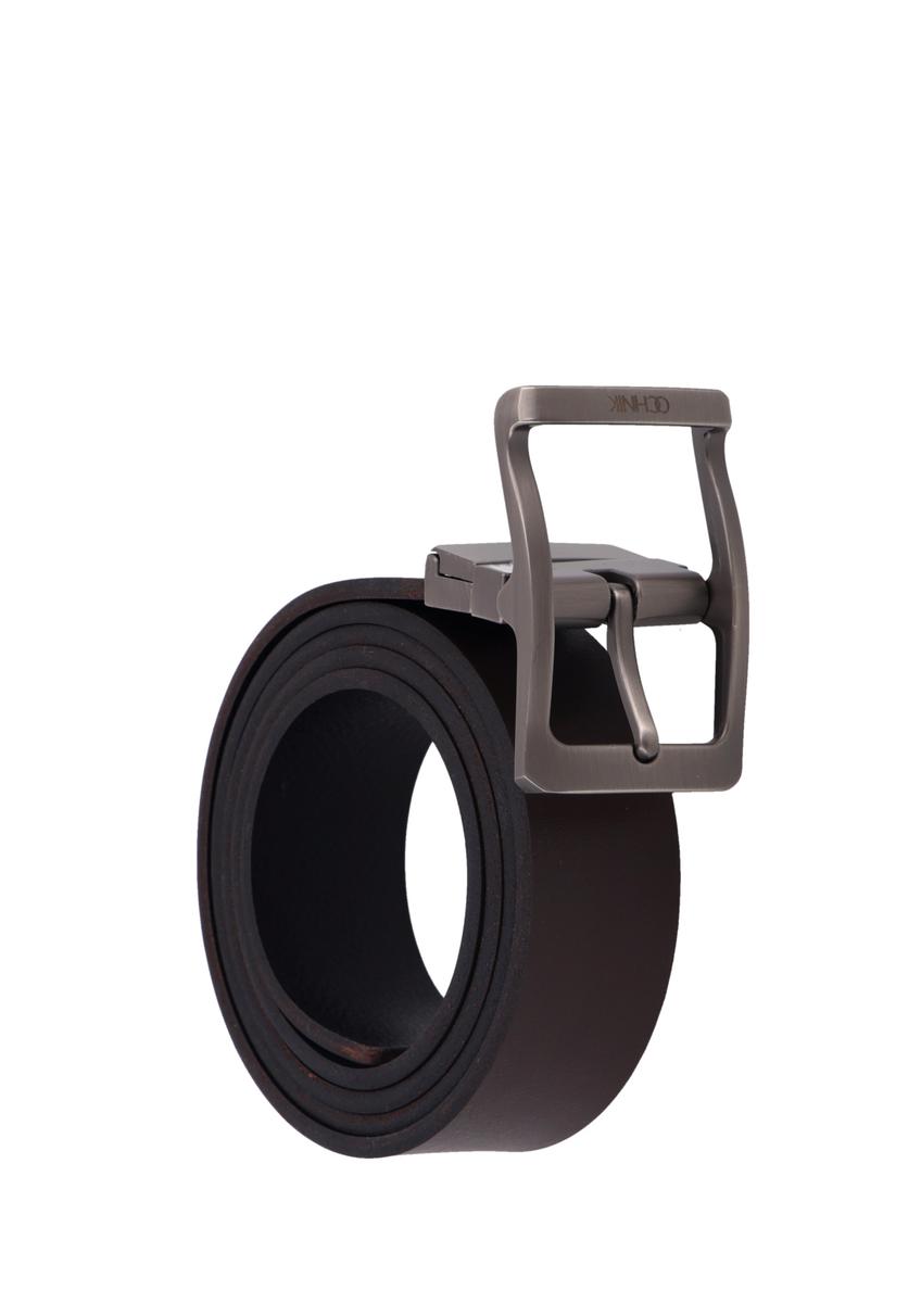 Men's double-sided leather belt PASMS-0290-1I(Z26)