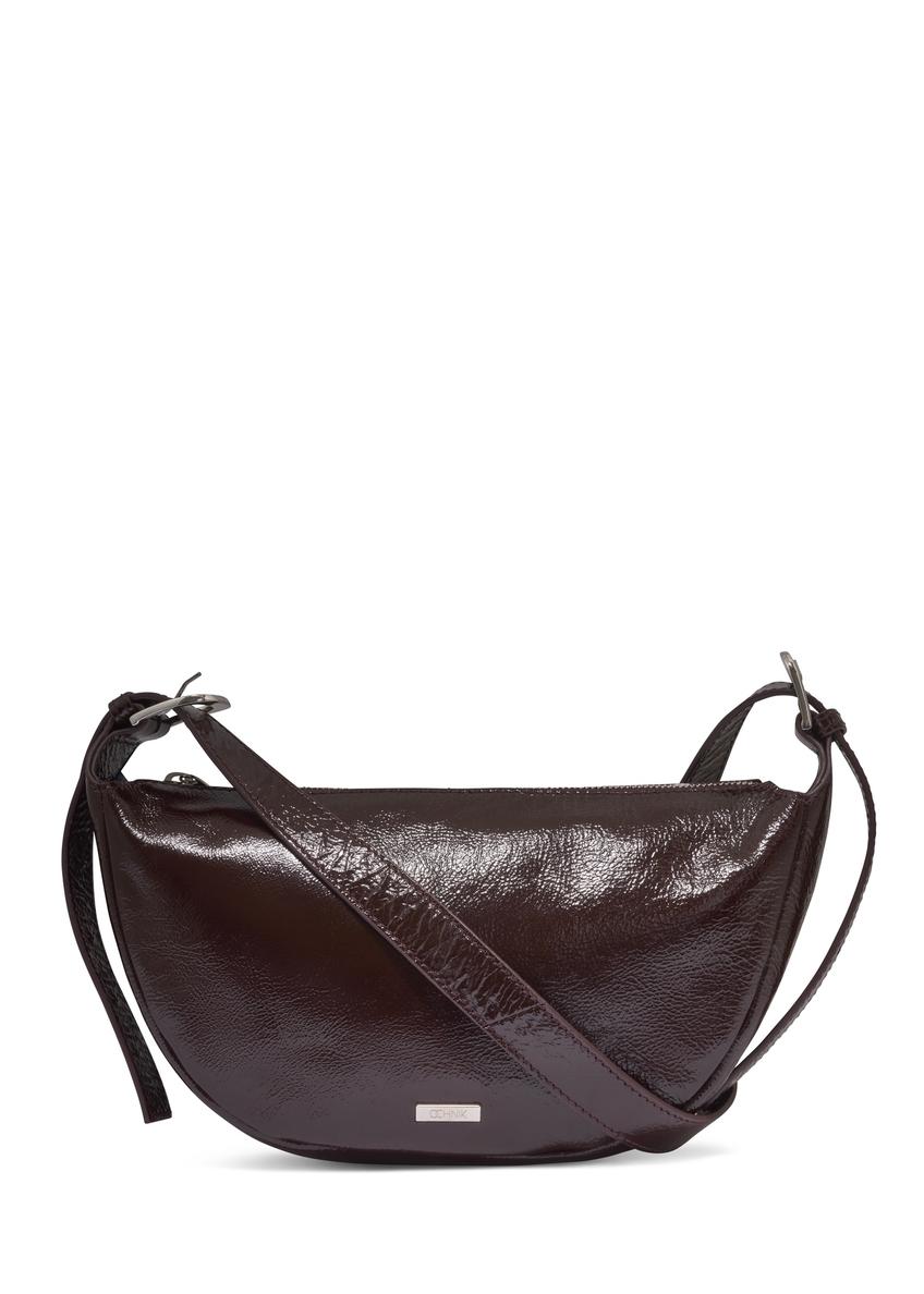Small burgundy women's handbag TORES-1374-4D(Z26) - front product view, on white background.