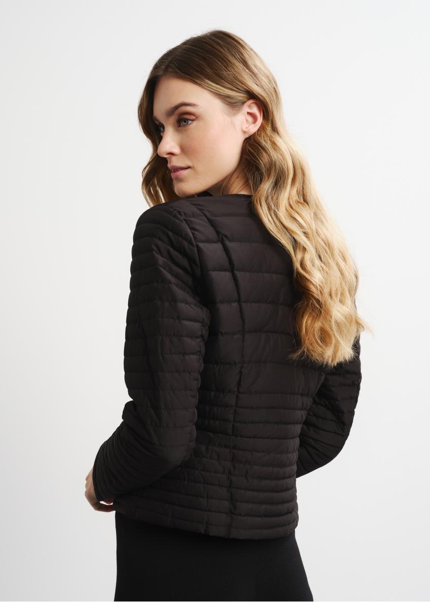 Women's waisted quilted jacket KURDT-0435-99(W24)