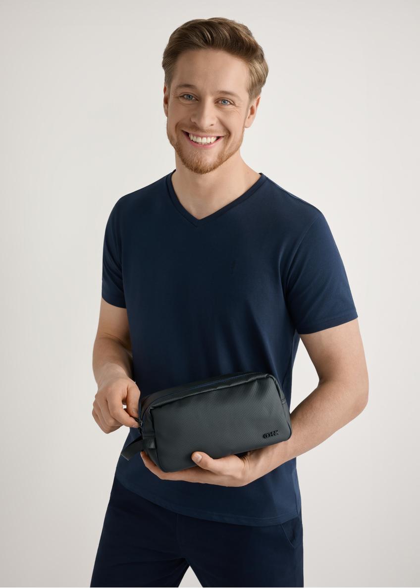 Black men's cosmetic bag TORMN-0394-9J(W26)