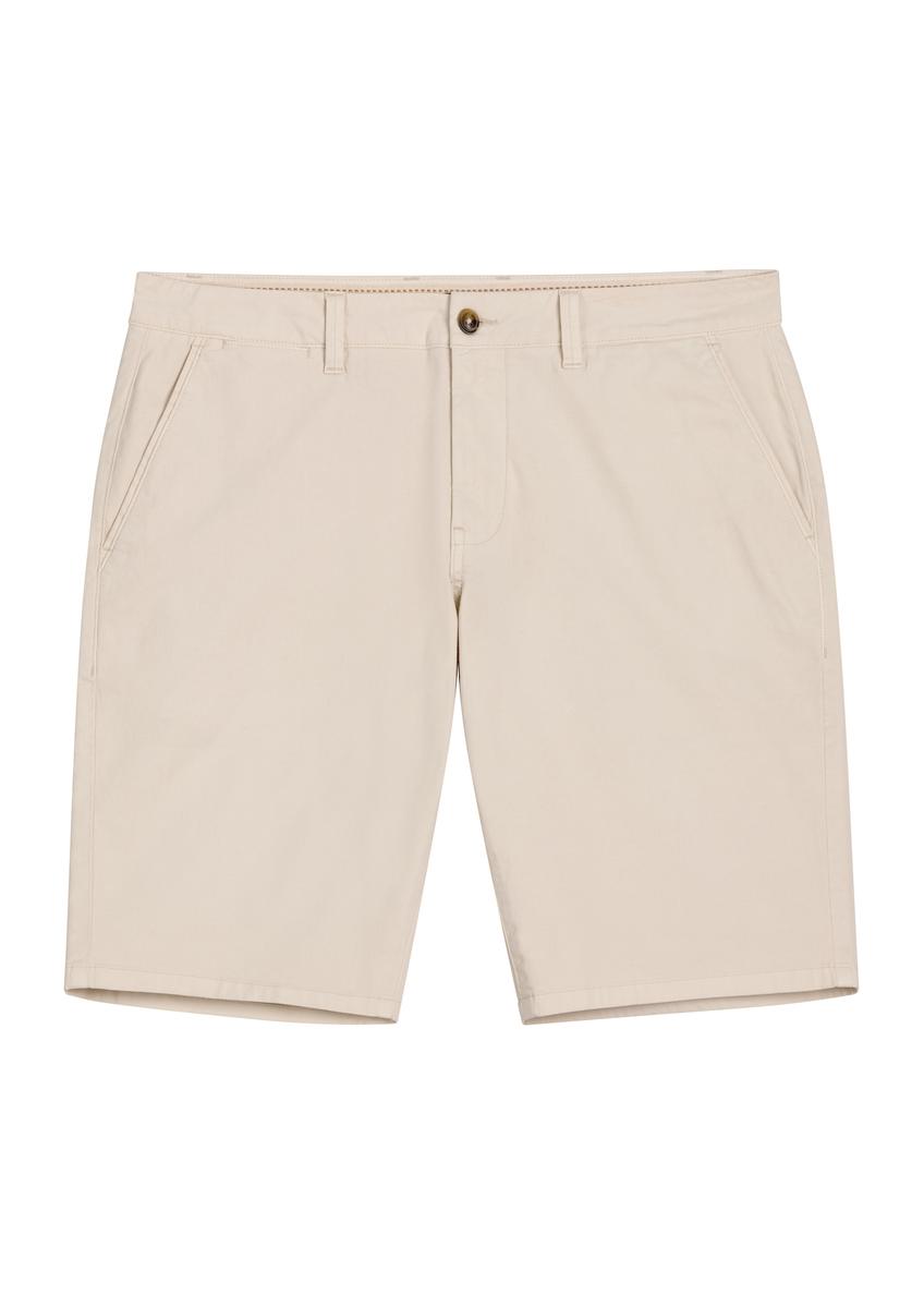 Beige men's shorts SZOMT-0029-1A(W26)