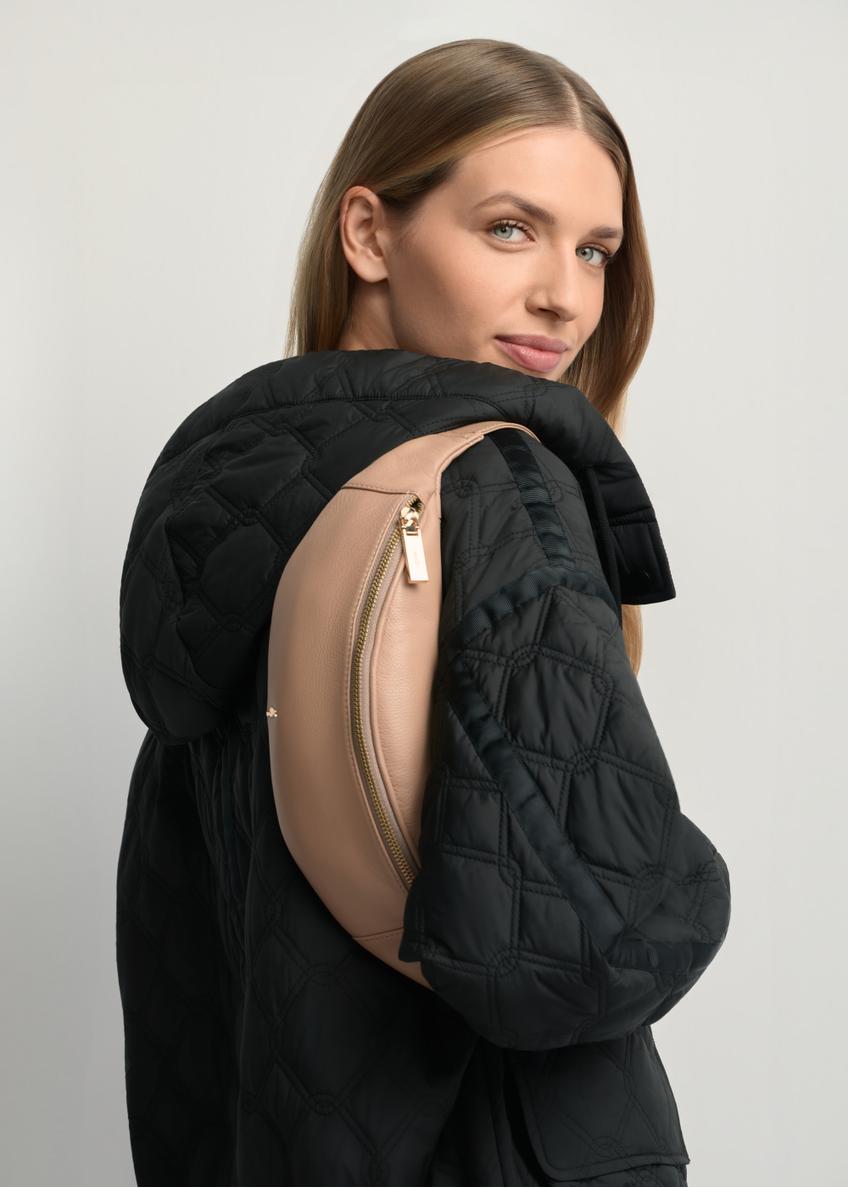 Beige leather women's bag TORES-0970F-1B(W26)