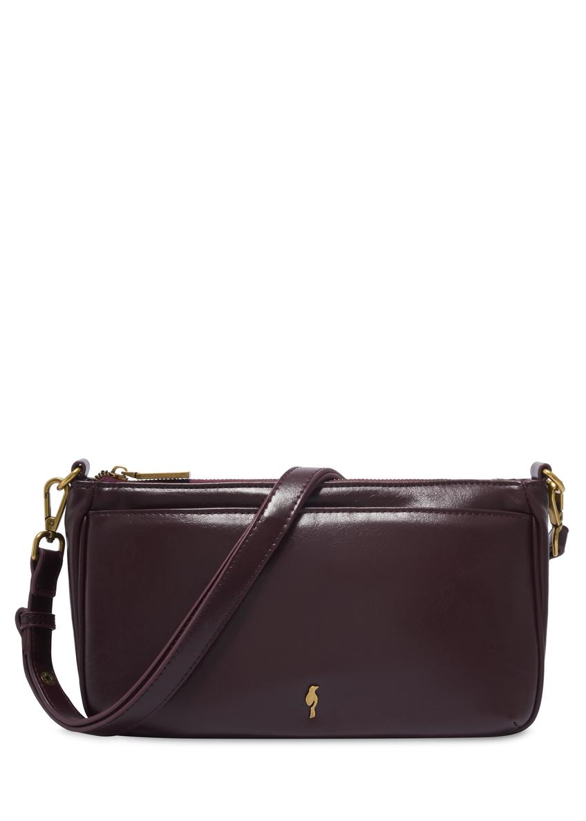 Burgundy women's shoulder bag TOREC-1245-4D(Z26)