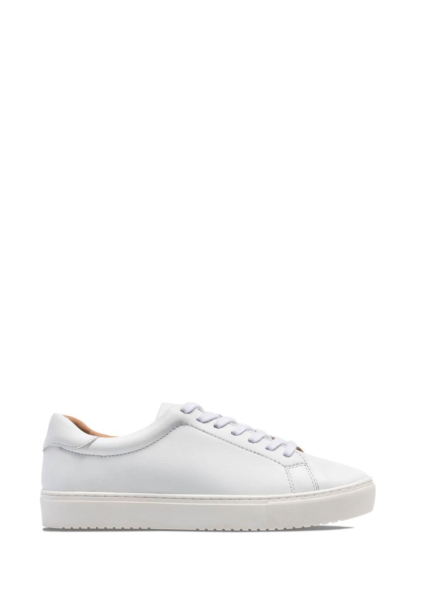 White leather sports shoes BUTYM-0503-11(W25)