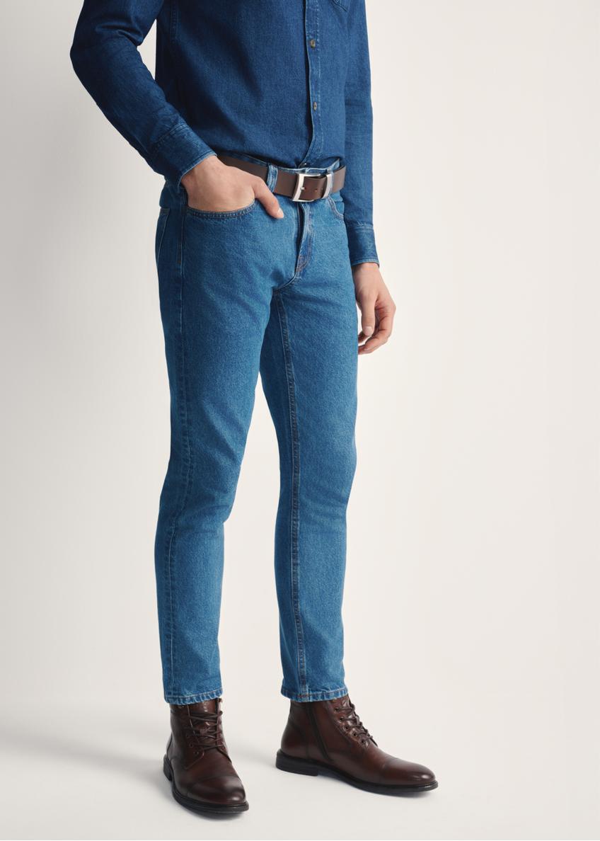 Dark blue men's jeans JEAMT-0024-61(Z25)