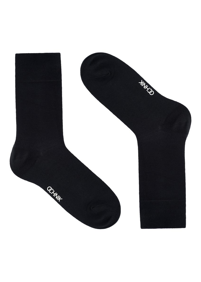 Set of long black men's socks ZESMT-0056-99(Z25)