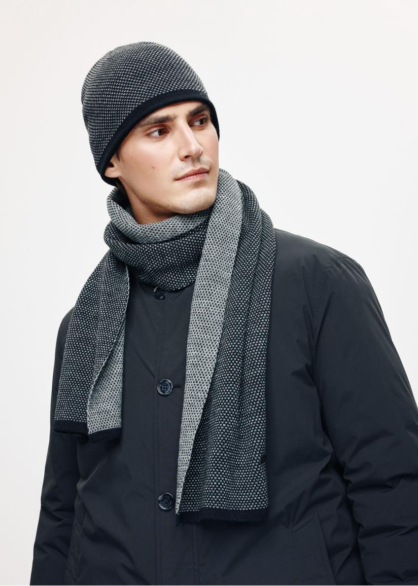Classic men's winter scarf SZAMT-0076-9J(Z26)