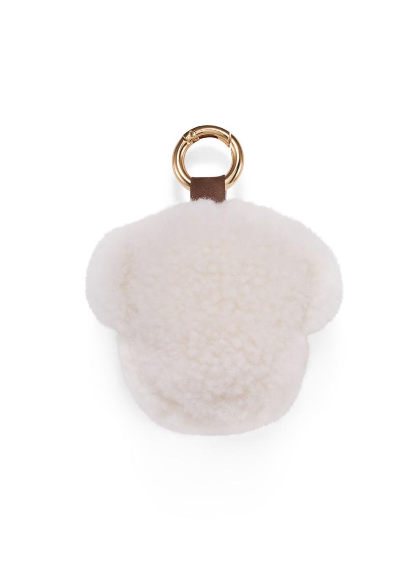 White dog-shaped keychain BRELOK-214-0A(Z26)