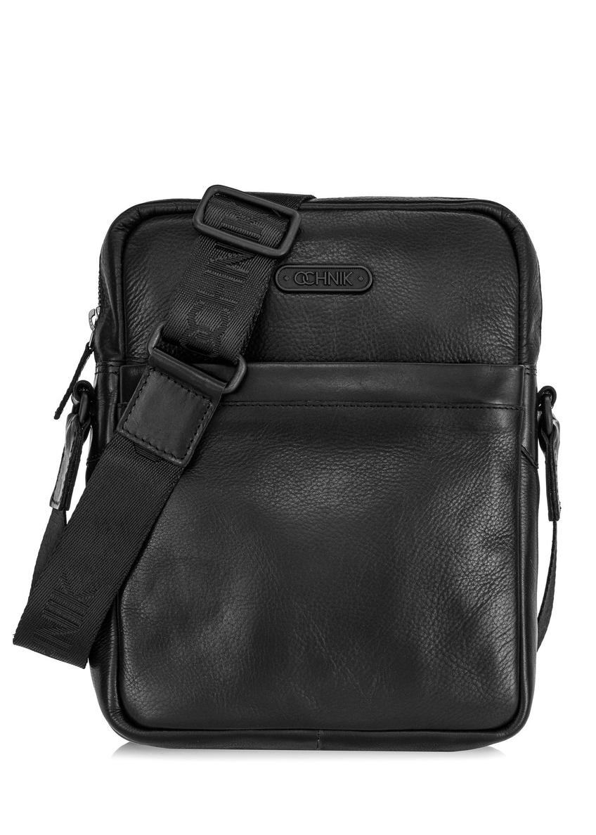 Men's leather bag with logo TORMS-0435-99(Z24)-07