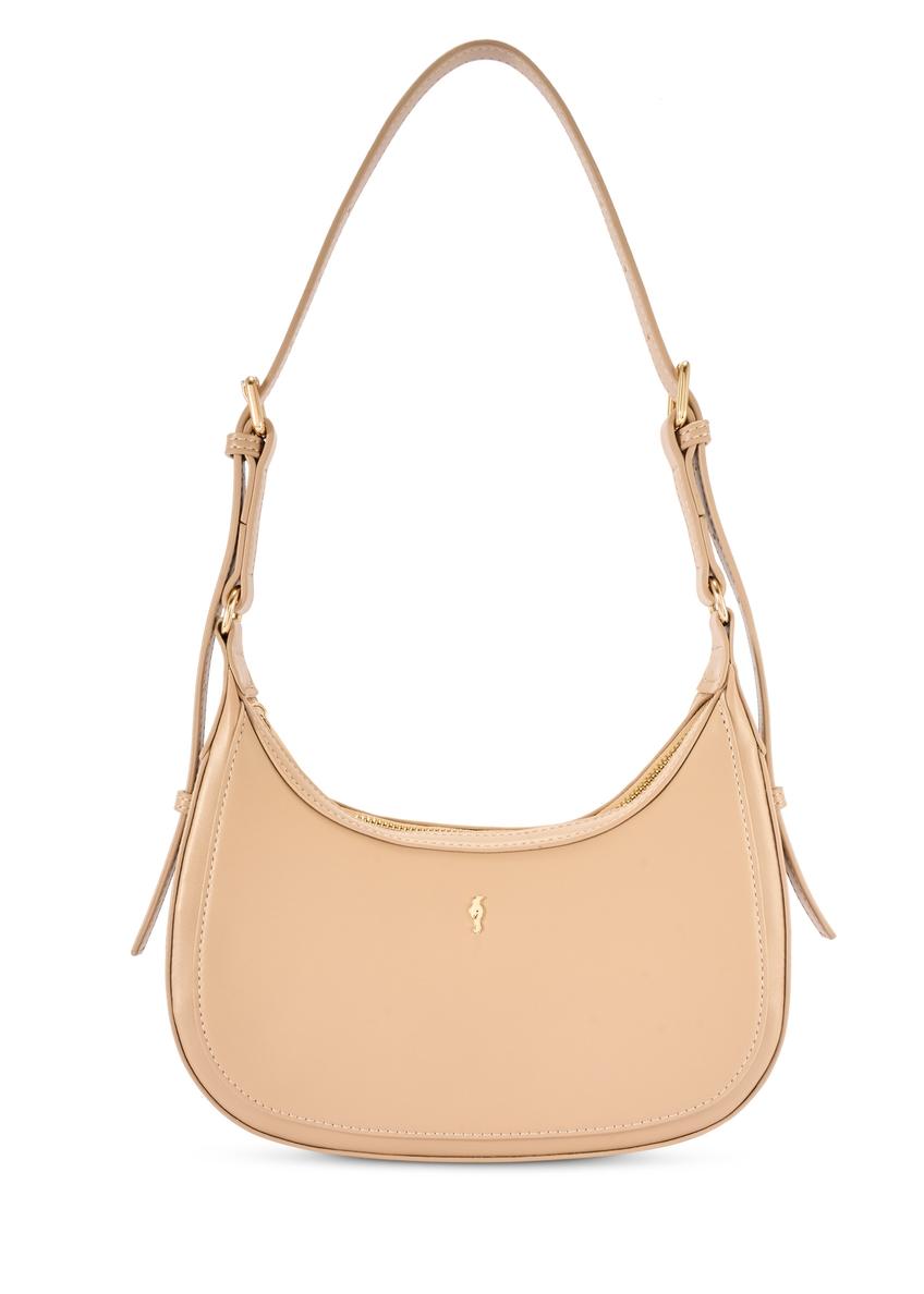 Beige small hobo bag TOREC-1136-1A(W26)
