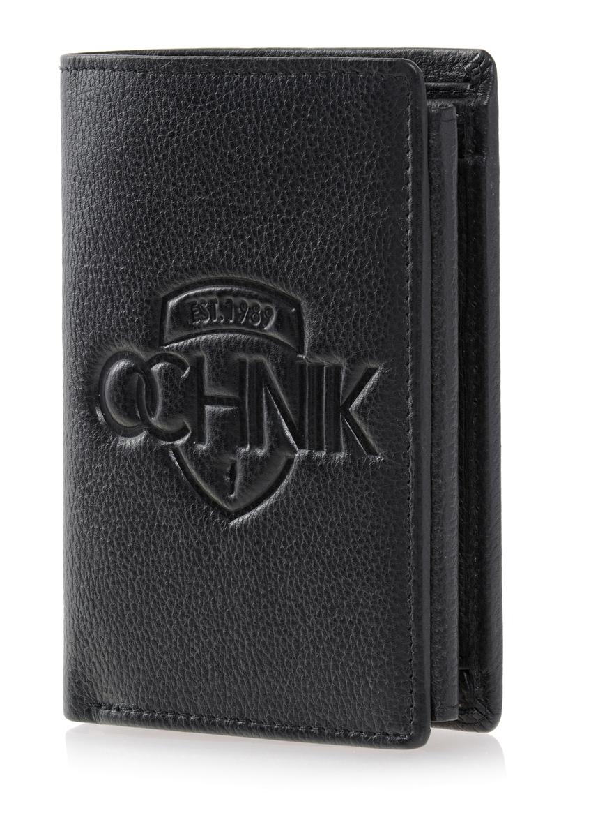 Men's leather wallet with embossing PORMS-0010A-99(W23)