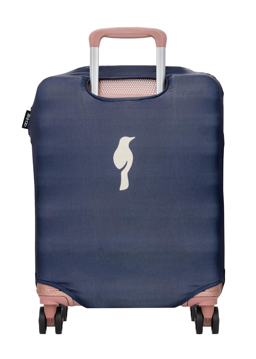 Navy blue cover for a small suitcase AW-013-0002-7D-S(W26)