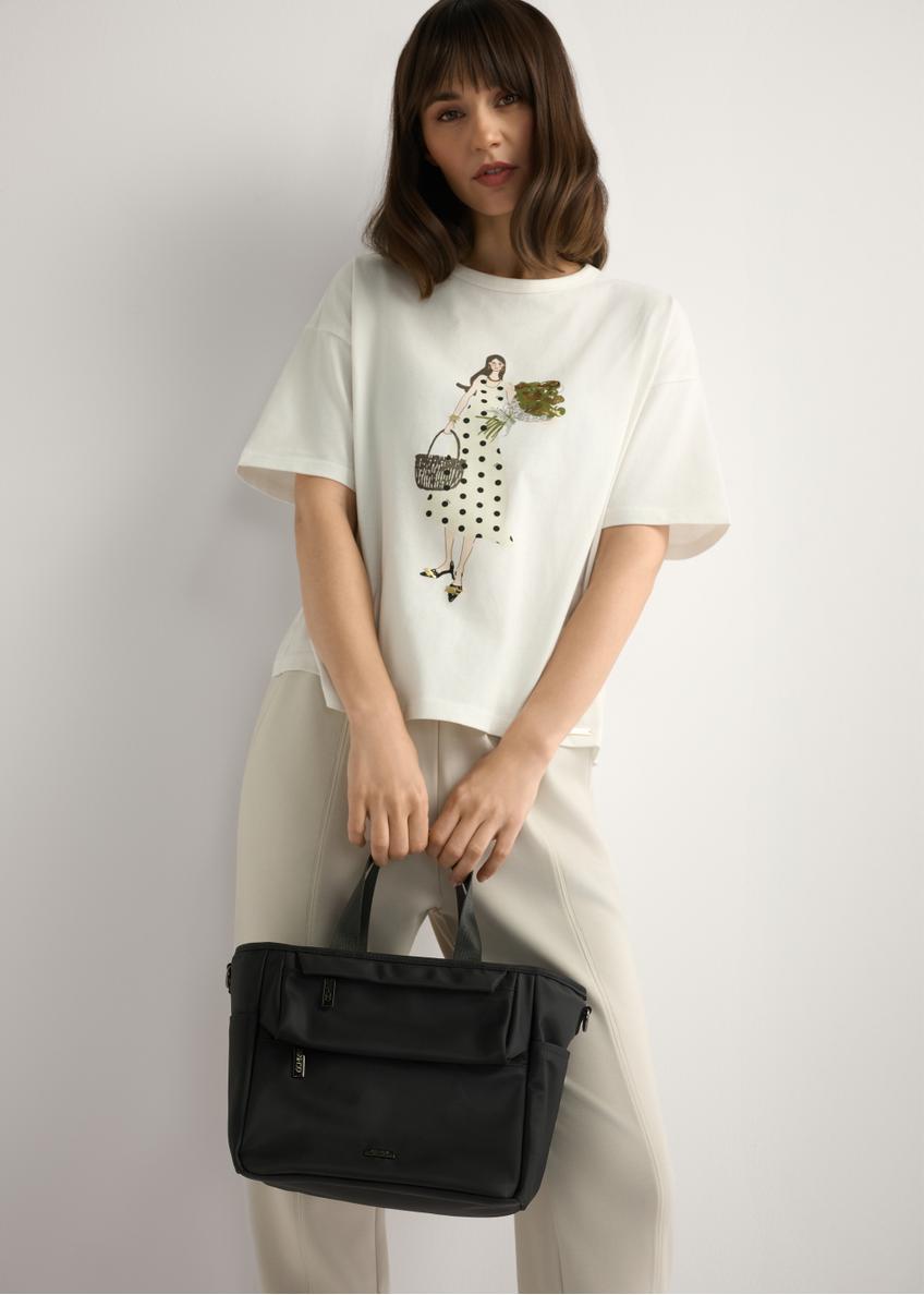 Black lunchbox bag TOREN-0346-99(W26)