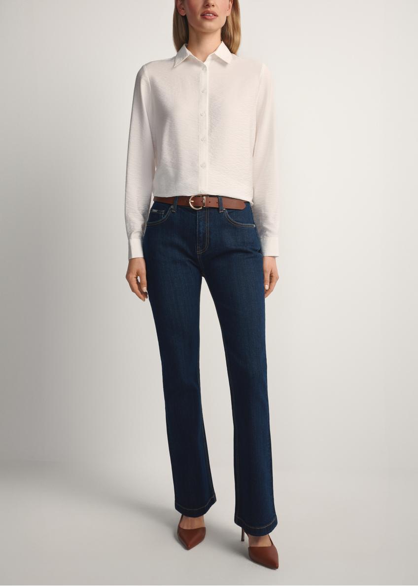 Navy blue wide leg jeans JEADT-0015-7H(W26)