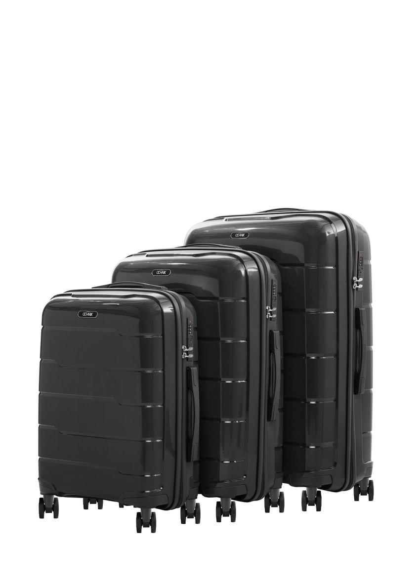 Set of suitcases on wheels 19"/24"/28" WALPP-0025-99(W26)