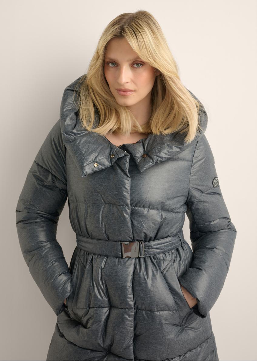 Black women's winter jacket KURDT-0663-99(Z26)