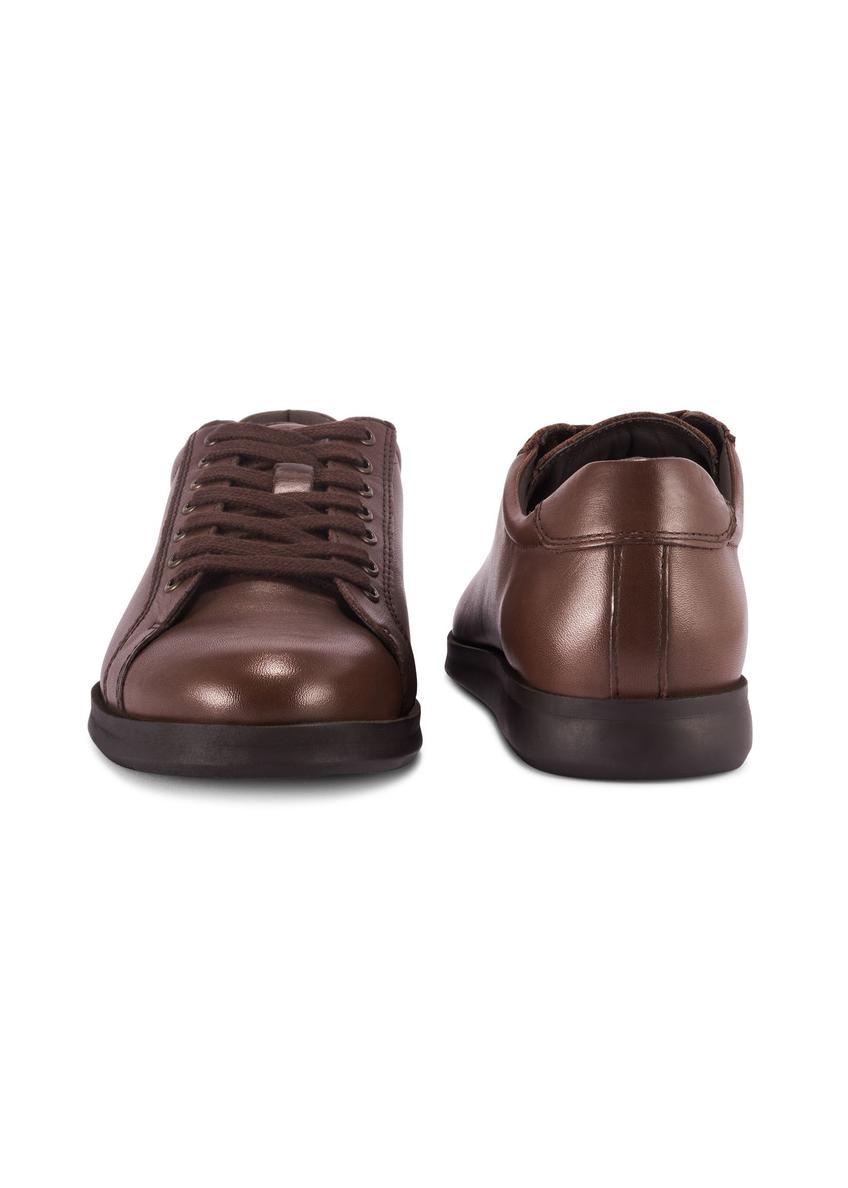 Brown leather men's shoes BUTYM-0513-89(Z25)