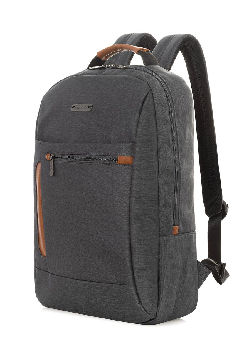 Gray men's backpack TORMN-0321-91(W24)