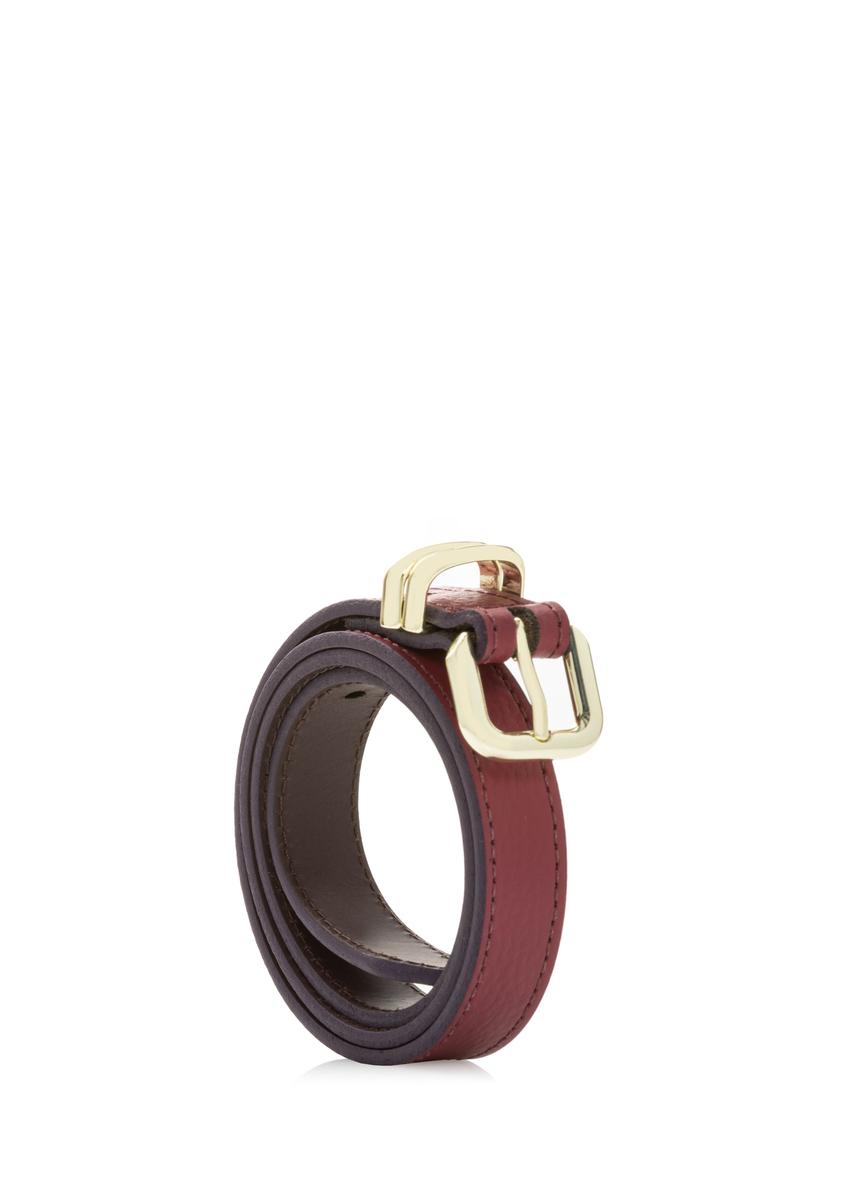 Fuchsia women's leather belt PASDS-0321-5E(W26)