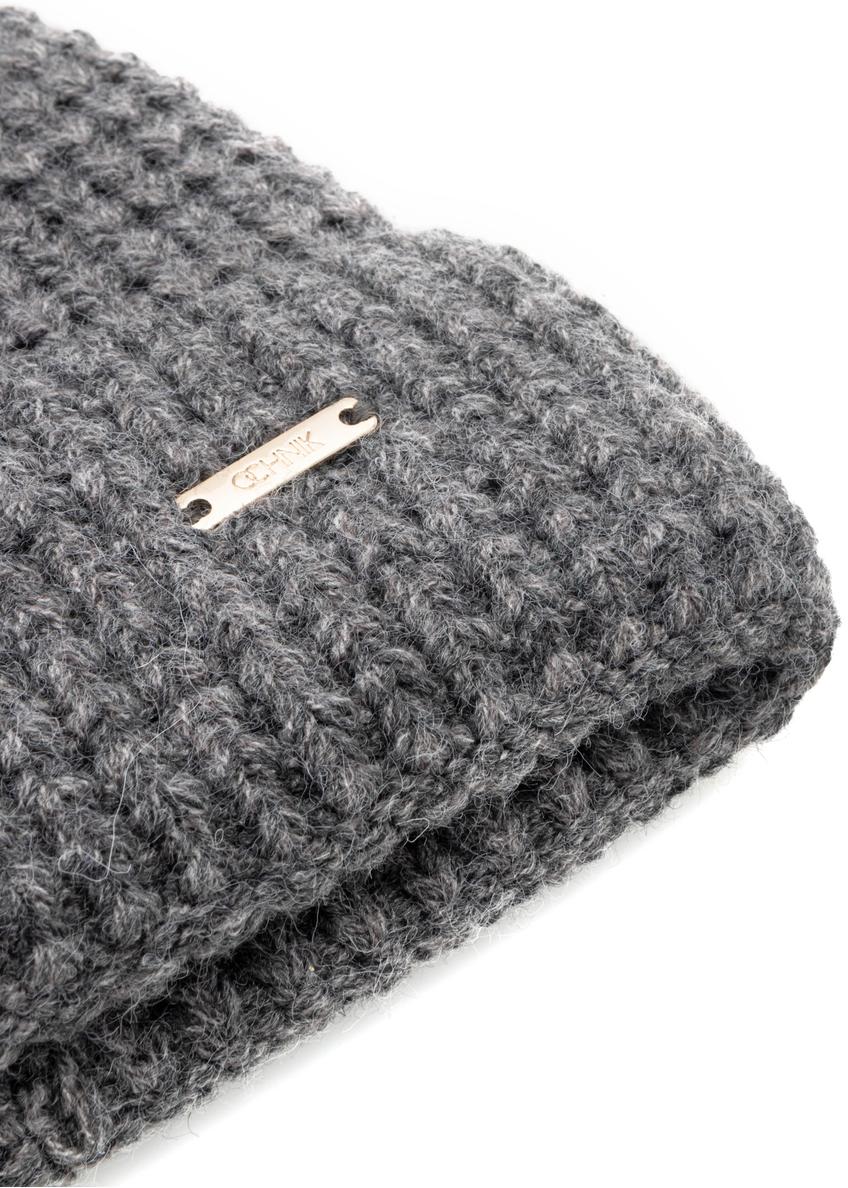 Gray women's wool hat CZADT-0204-95(Z25)