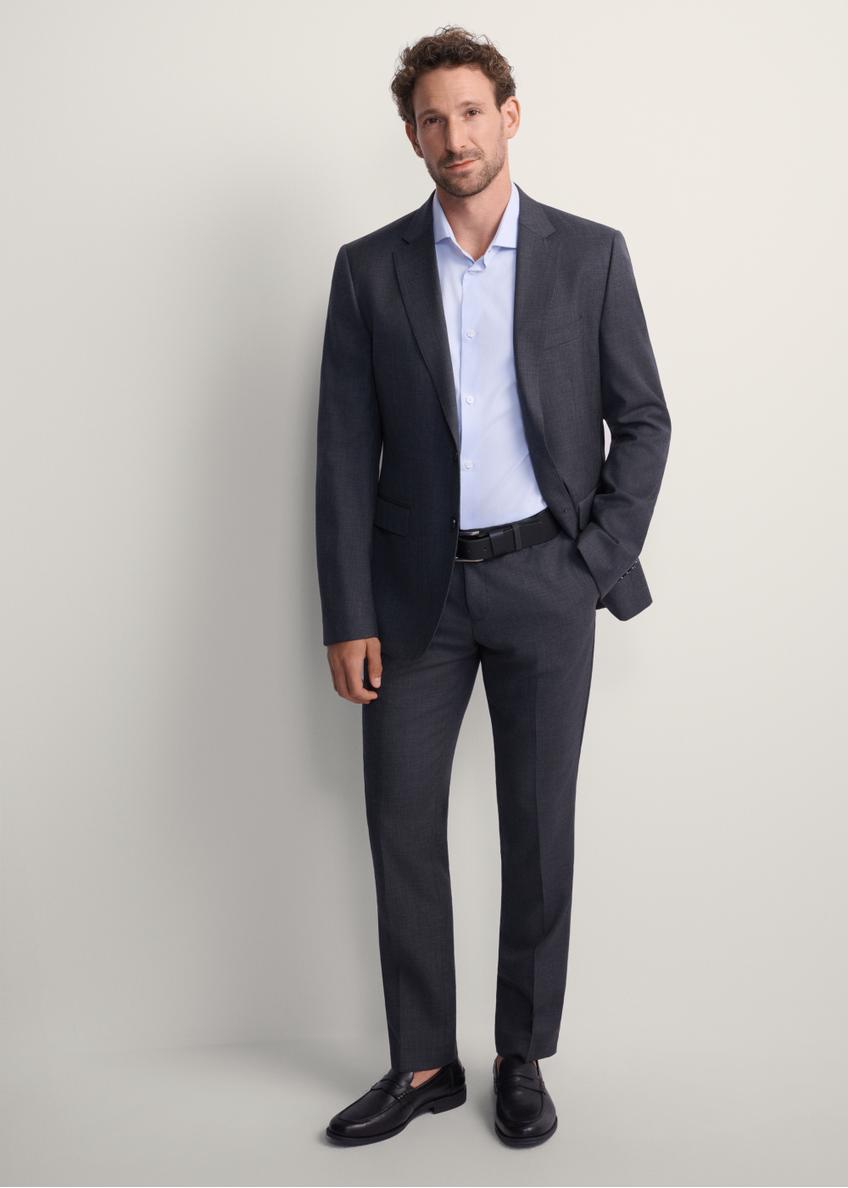 Men's graphite wool trousers SPOMT-0112-95(Z25)