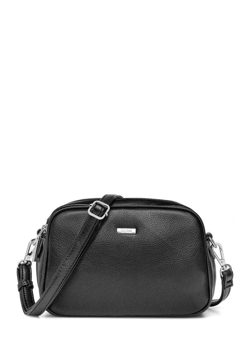 Black medium women's handbag TOREC-1121-9I(W26)