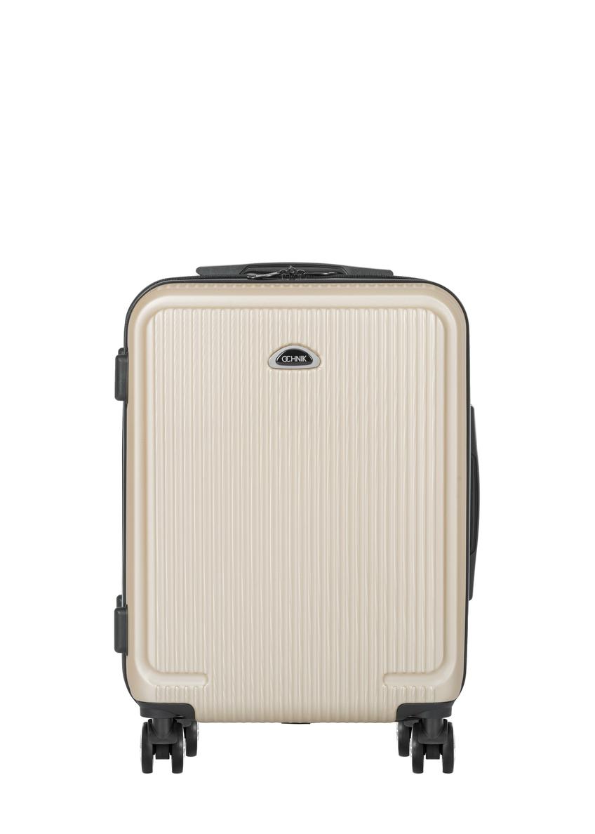 Cabin suitcase on wheels WALAB-0053-0X-19(W26), front view of the product on a white background.