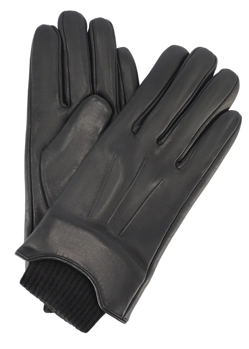 Men's gloves REKMS-0023-99(Z25), product view from the front and back on a white background.