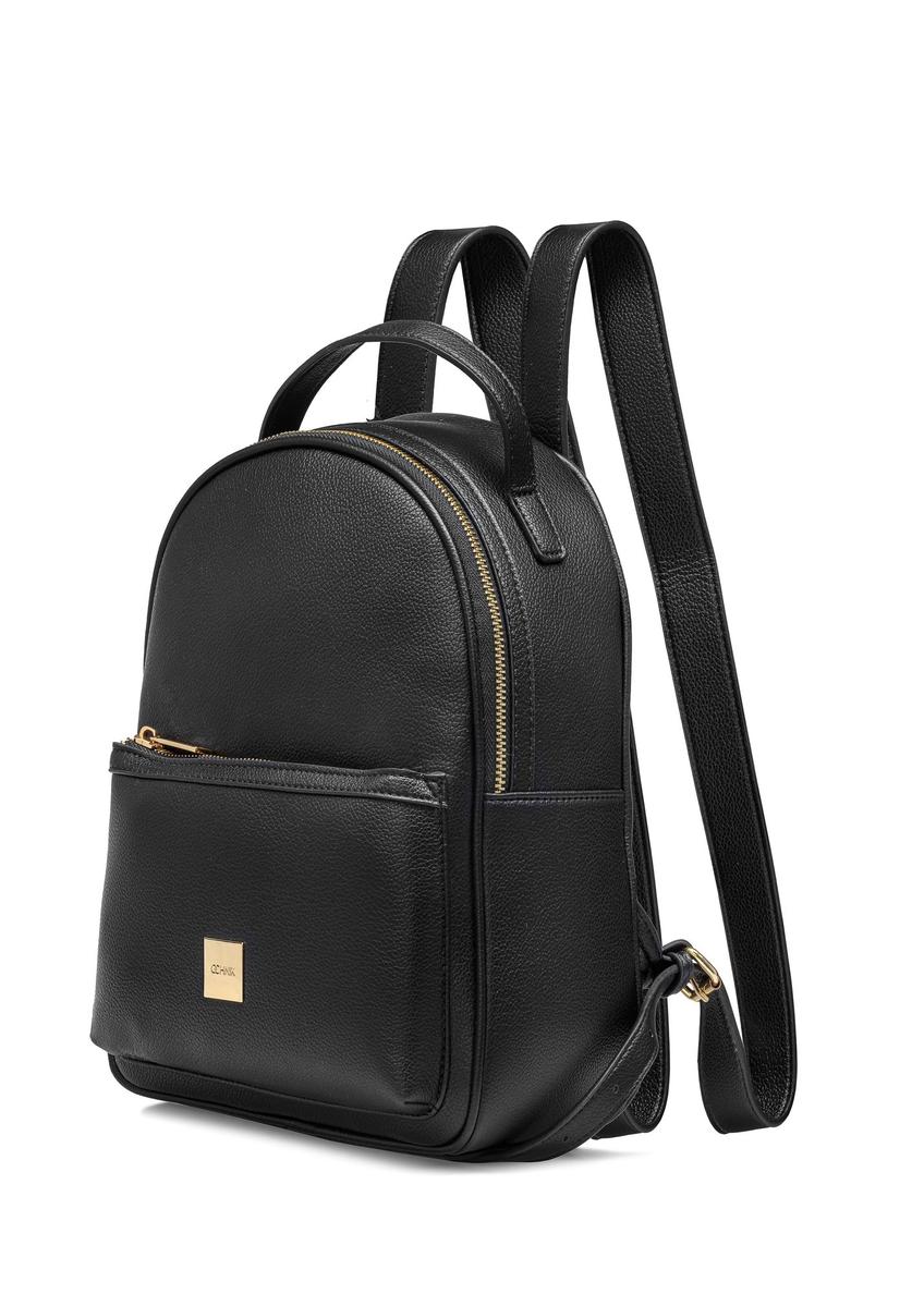 Black medium women's backpack TOREC-0920A-99(W25)