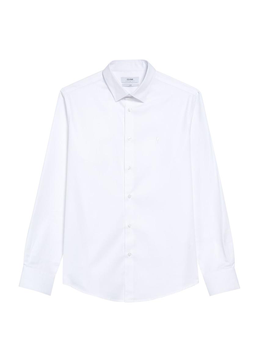 Men's white shirt KOSMT-0351-0A(W26)