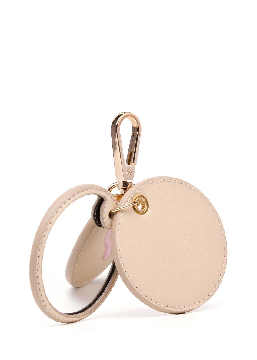 Cream keychain with mirror BRELOK-0216-16(Z25)