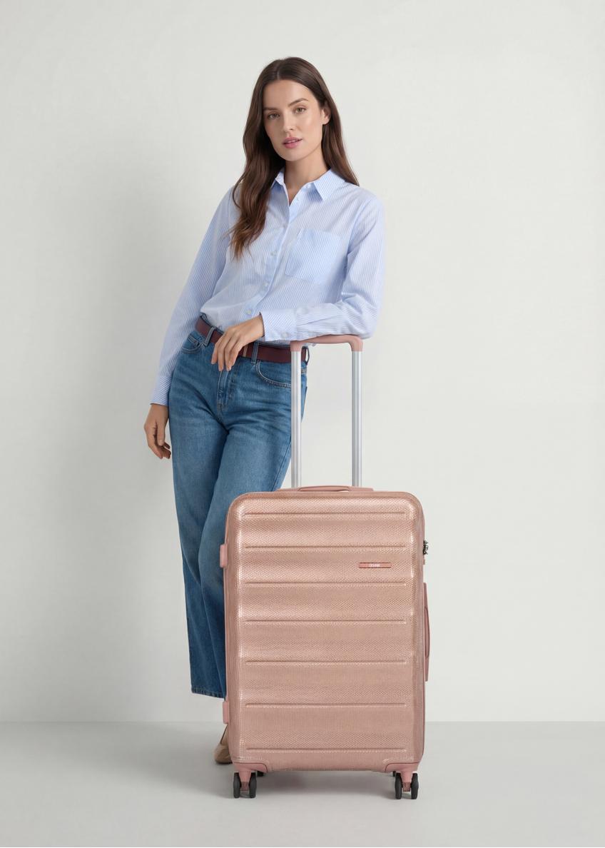 Medium suitcase on wheels WALPC-0015-5B-24(W26)