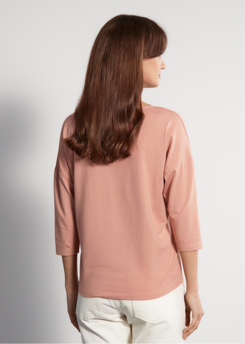 Pink women's blouse BLUDT-0156-34(W24)