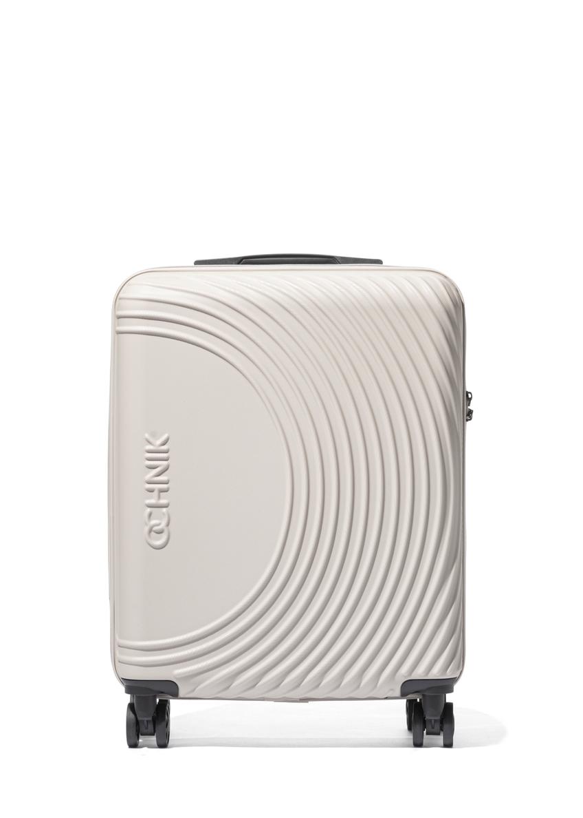 Small wheeled suitcase WALAB-0088-1A-19(W26), front view on a white background.
