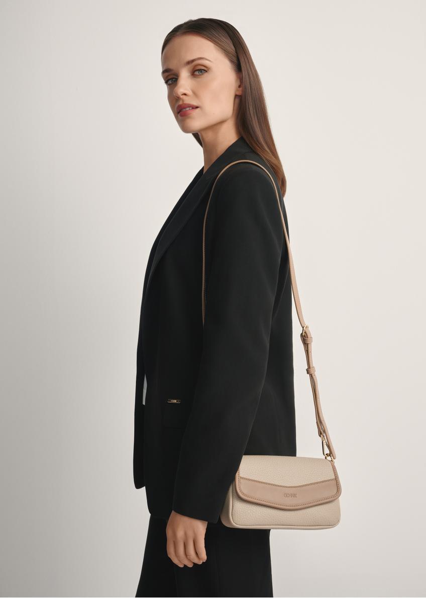 Small women's handbag in beige TOREC-1163-1D(W26)