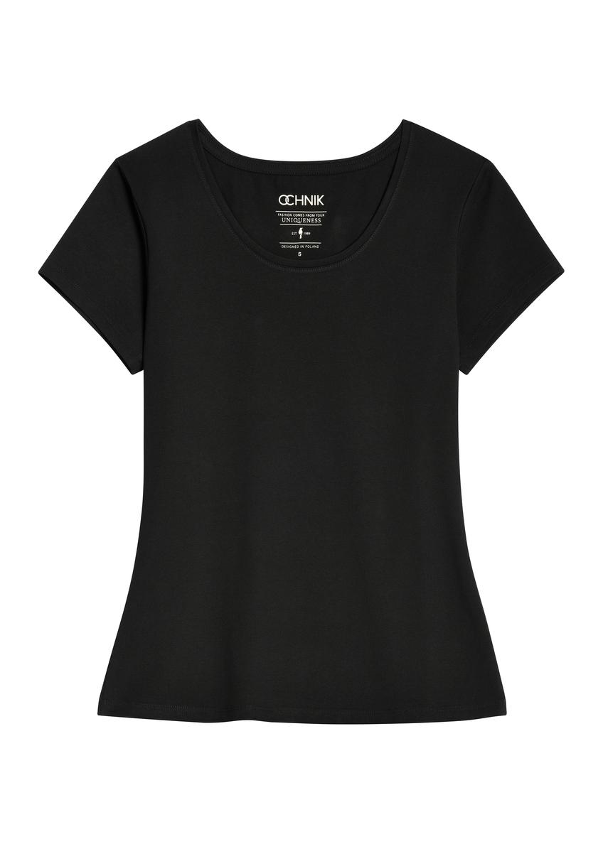 Black Women's Basic T-shirt TSHDT-0111-99(KS)