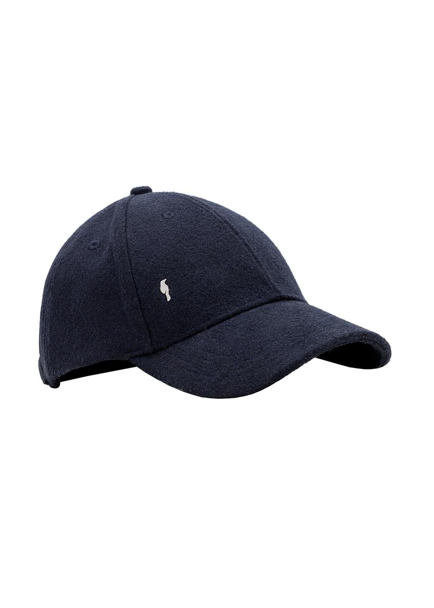 Navy blue men's baseball cap CZADT-0079-69(Z 25), diagonal view of the product on a white background.