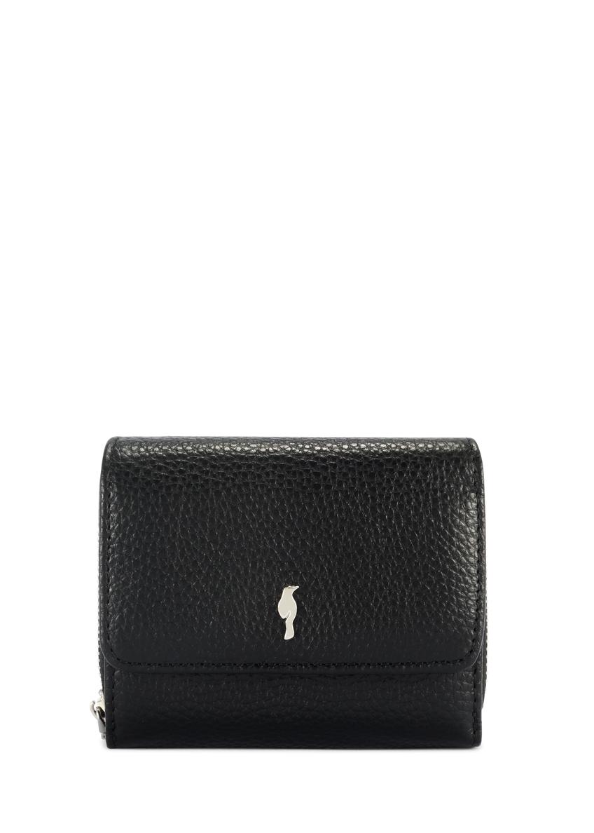Black leather women's wallet PORES-0802R-98(Z25)