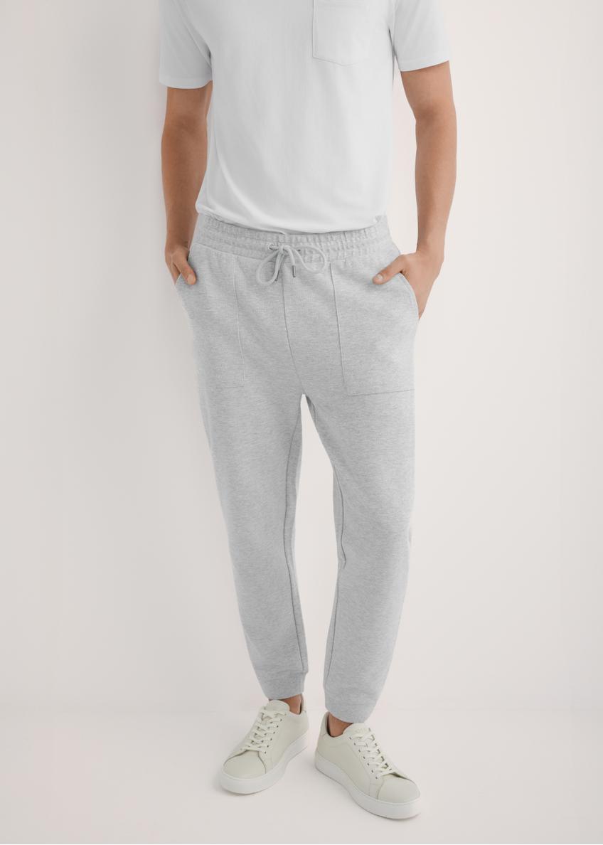 Men's gray sweatpants SPOMT-0116-9A(W26)