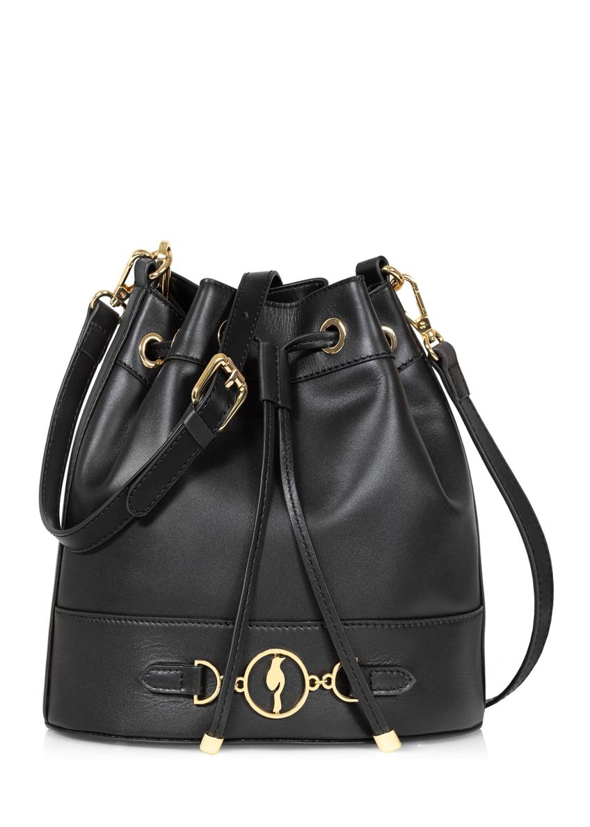 Black leather bag for women TORES-1005-99(W24)-09