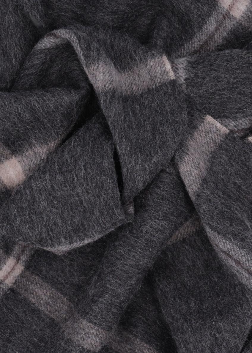 Men's woolen checkered scarf SZAMT-0089-9J(Z26)