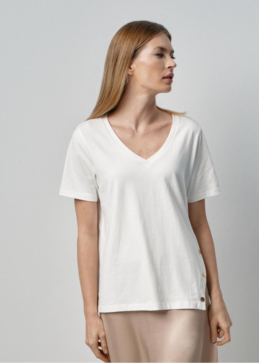 Women's Kem T-shirt with slit TSHDT-0121-12(W24)