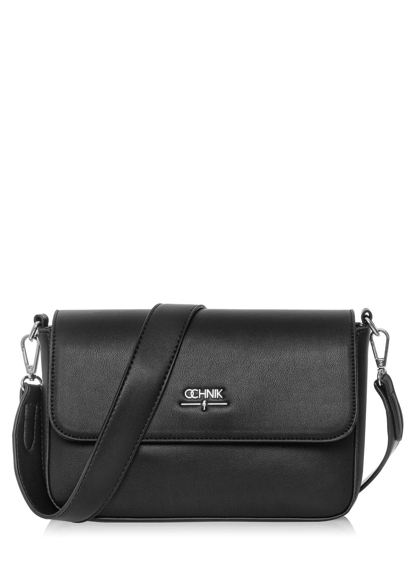 Black rectangular women's messenger bag TOREC-0930A-99(W25)