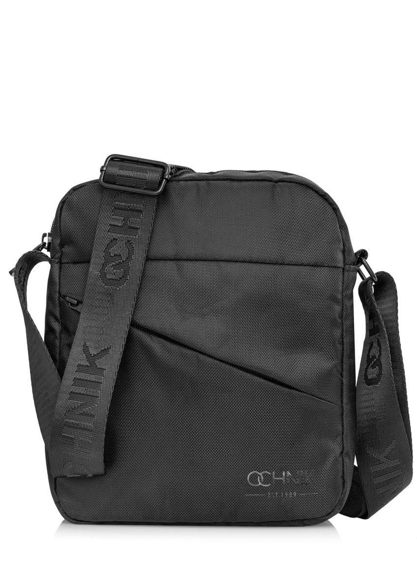 Black men's bag TORMN-0266C-99(Z25), front product view on white background.
