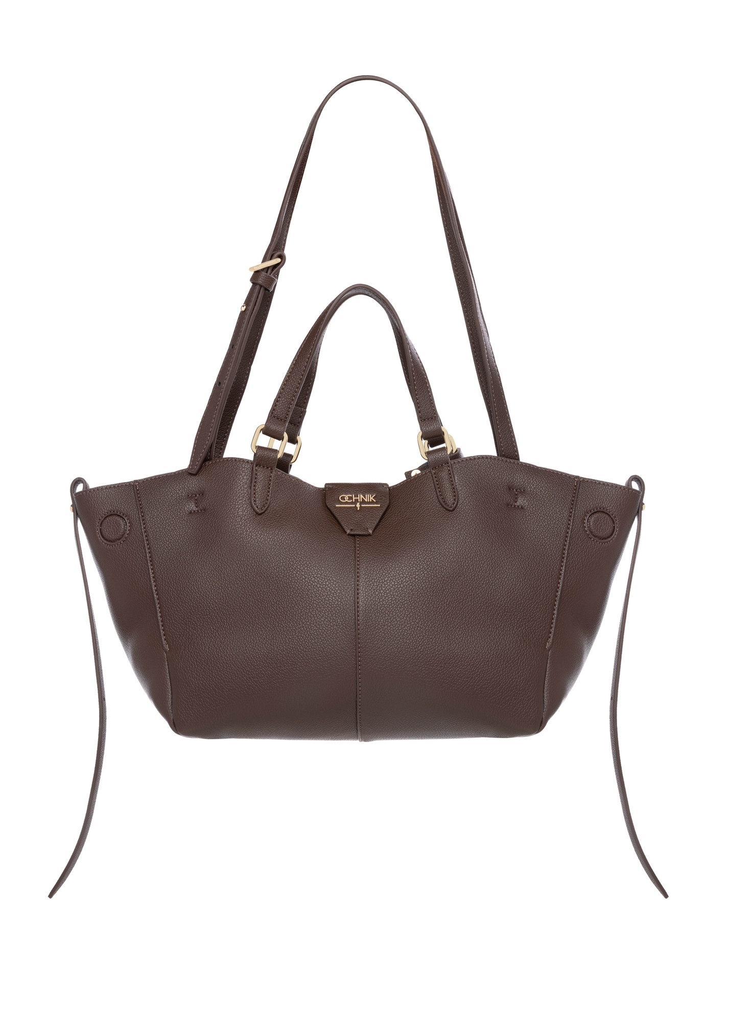 Brown women's shoulder bag TOREC-1231-1H(Z26)