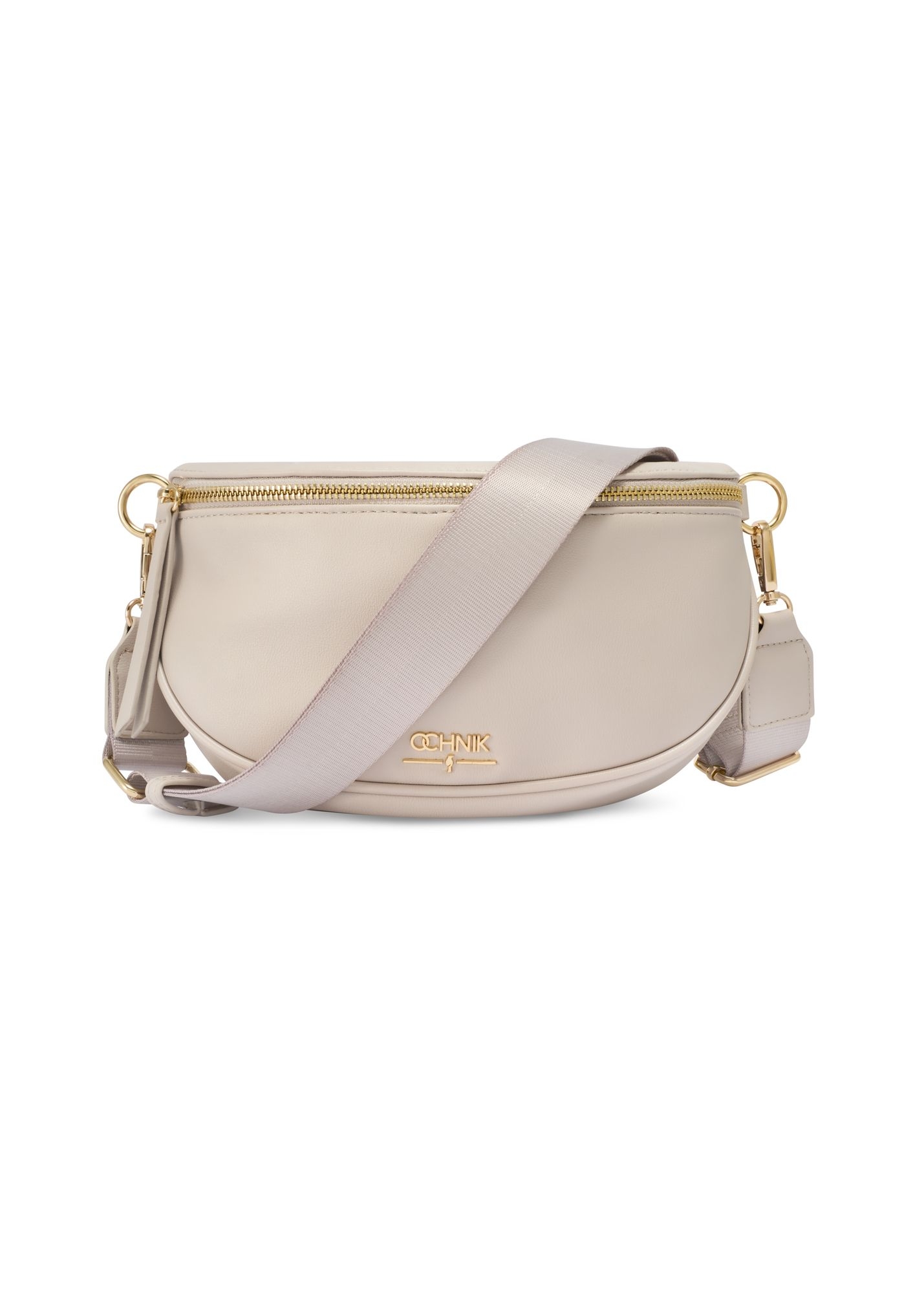 Cream women's waist bag TOREC-1191-0B(W26)